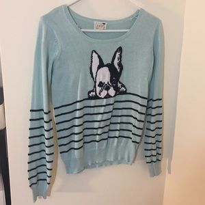 Blue Puppy Sweater